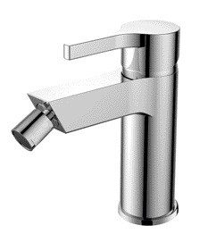 شیرهای 184 میلی متری بلند 160 میلی متری میکسر قیمتی بر روی عرشه حوضه نصب شده