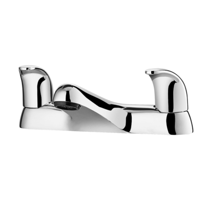 دوگانه کنترل پرکننده حمام 2 سوراخ 2 دسته شیر وان حمام ضد زنگ